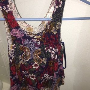 Floral tank top